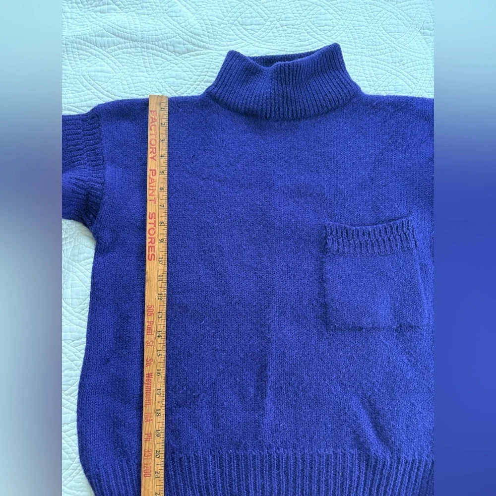 Vintage Wool Gap Turtleneck Purple Medium